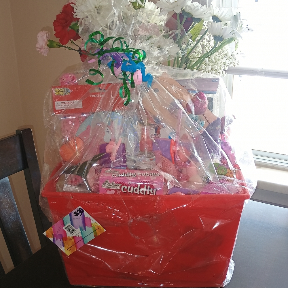 Girls unicorn custom basket birthday Valentine's Day sweetest day just because